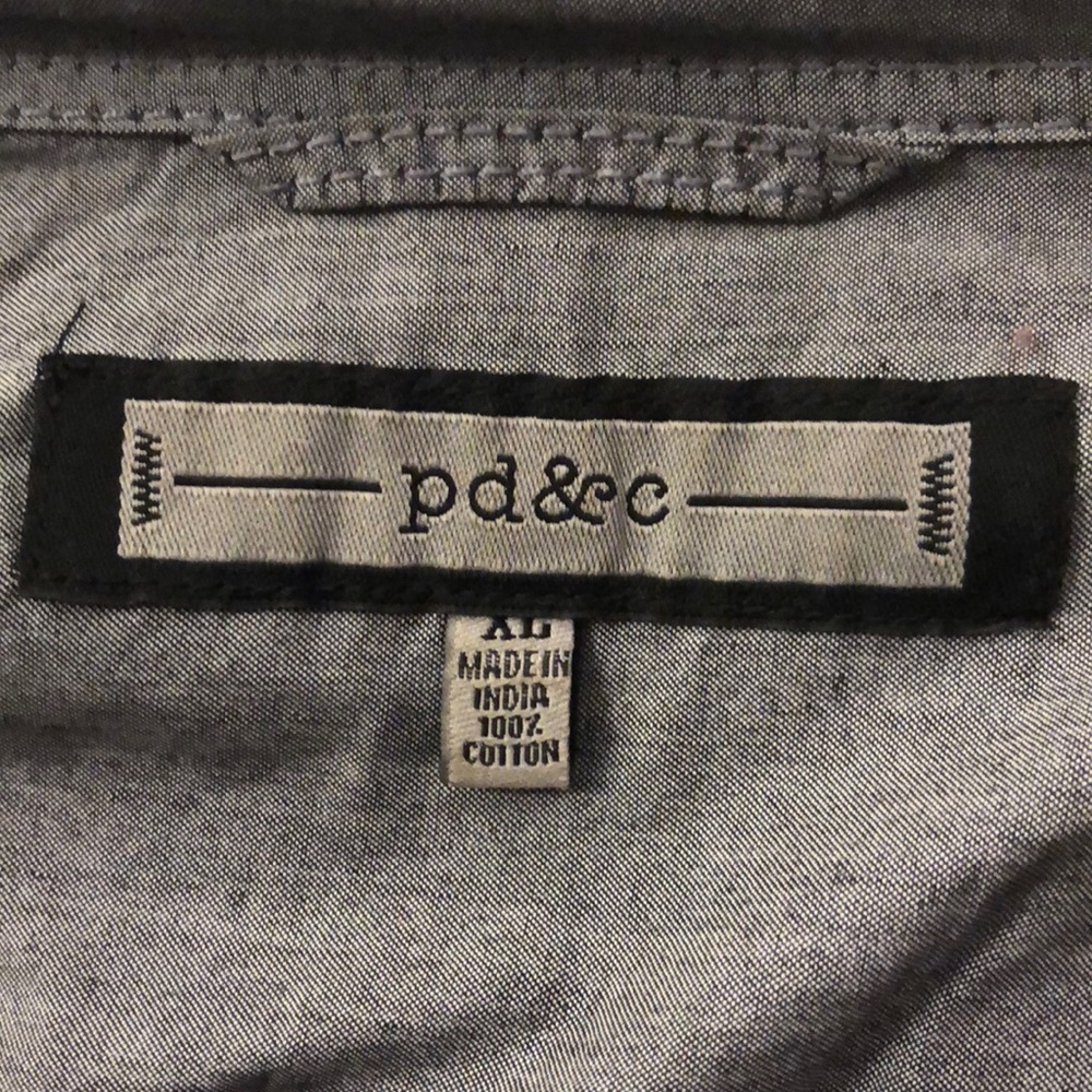 PD&C Plaid Flannel Shirt. Size XL - Picture 3 of 3